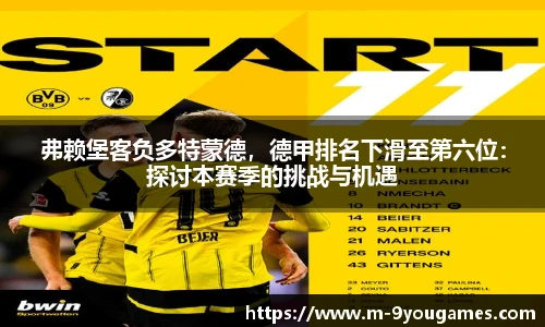 弗赖堡客负多特蒙德，德甲排名下滑至第六位：探讨本赛季的挑战与机遇